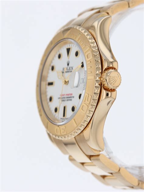 rolex 18k yellow gold yacht master ref 16628 circa 1998|Rolex 16628 for sale.